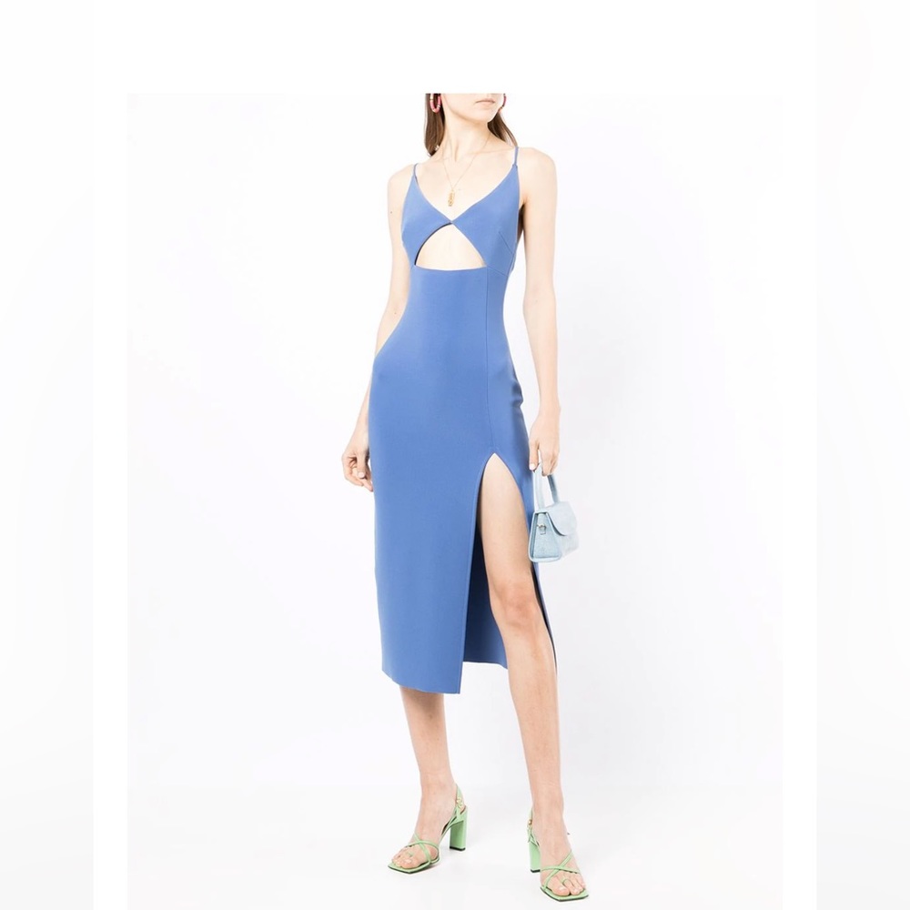 BEC + BRIDGE Josette Midi Dress French Blue US 4 NWT